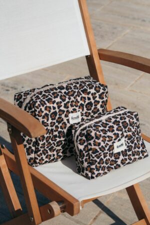 leopard beauty bag Anzeigebild zwei Groeßen
