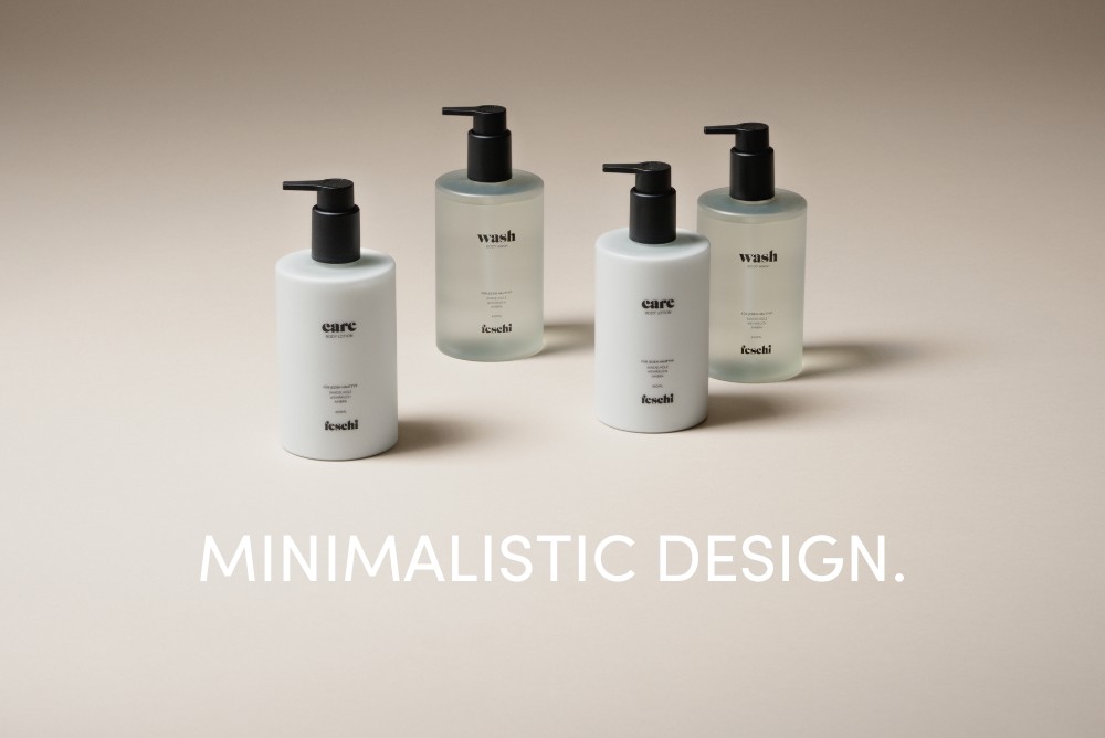 feschi Body Care mit minimalistischem Design